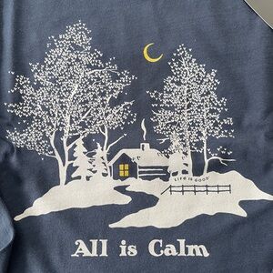 Life Is Good Blue Women's Tee